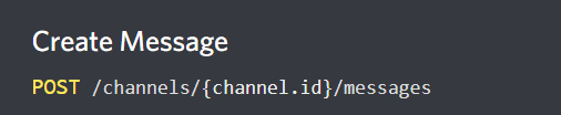 創建訊息 API 端點